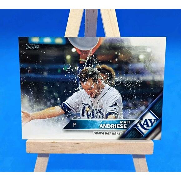 2016 Topps Update Series - Matt Andriese #US180 - Picture 2 of 4